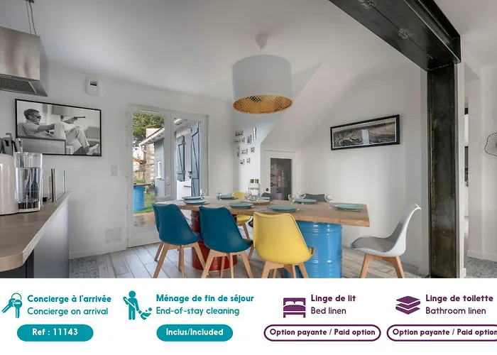 Сasa de vacaciones Belle Maison Pour 11 - Jardin - Détente *